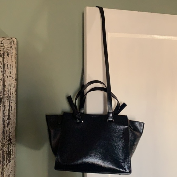 NWOT ZARA Navy Blue Handbag w/ Shoulder Strap - Picture 10 of 16